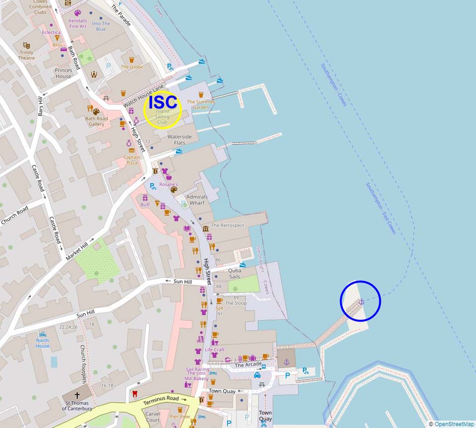 ISC Location Map